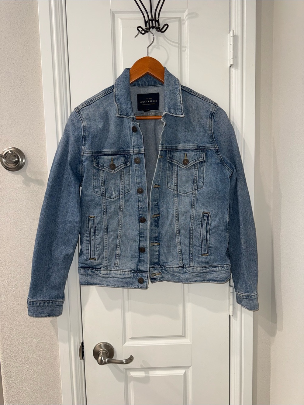 Lucky Brand Women’s Classic Light Blue Denim Jacket